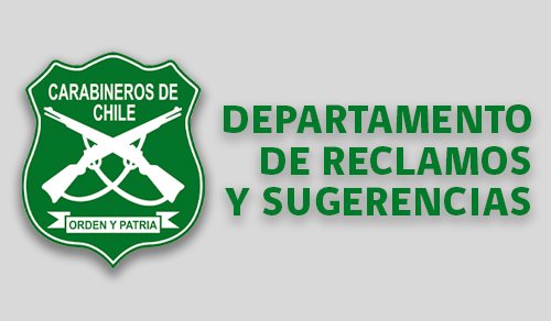 Departamento de reclamos y sugerencias Carabineros