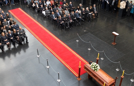 Ministro del Interior y Seguridad Pública asistió a ceremonia en honor a Gonzalo Rojas