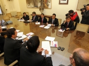 Ministro Hinzpeter y Ministro Pérez Mackenna se reúnen en el marco de la reconstrucción