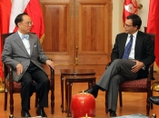 Vicepresidente Hinzpeter recibió al Jefe Ejecutivo de Hong Kong