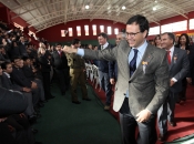 Ministro Hinzpeter inauguró las nuevas instalaciones de la Escuela Alborada de Loncoche