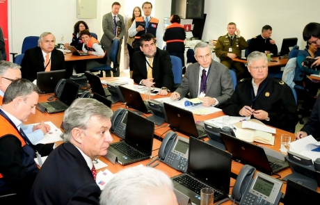 Autoridades se reunieron en Comité de Operaciones de Emergencia (COE) en ONEMI