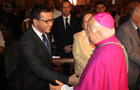 Ministro del Interior participó en asunción de monseñor Ricardo Ezzati como nuevo arzobispo de Santiago