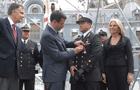 Ministro del Interior inauguró exhibición de cápsula fénix 2 en Valparaíso